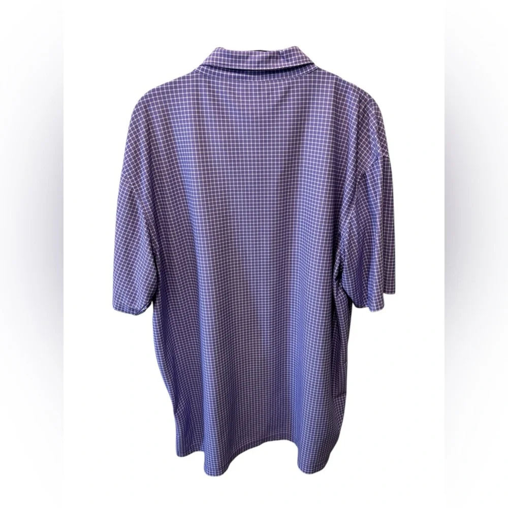 Peter Millar NORTHWOOD CLUB Embroidered Geometric SUMMER COMFORT L Golf Polo